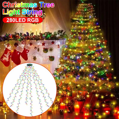 Outdoor Led Christmas Tree Decorations Garland Lights Twinkle String Light g Lights Patio New Year Decor - Luxmartds