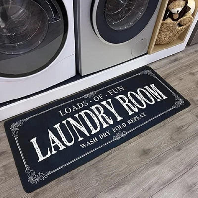 Kitchen Rug Laundry Room Decorative Floor Mat Anti-slip Bedroom Living Room Hallway Long Strip Carpet Home Decor - Luxmartds